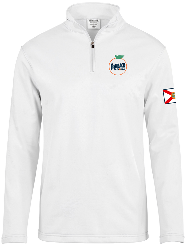 FISHBACK QUARTER ZIP-WHITE