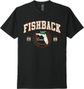 FISHBACK COLLEGIATE TEE-BLACK