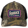 PINK OFFICIAL FISHBACK HAT - CAMO MESH