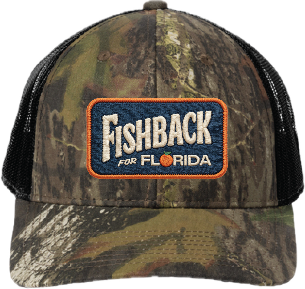 CAMO MESH HAT – Fishback Merch