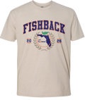 FISHBACK COLLEGIATE TEE-SAND